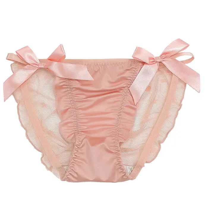 Culotte en dentelle à volants pour femmes
