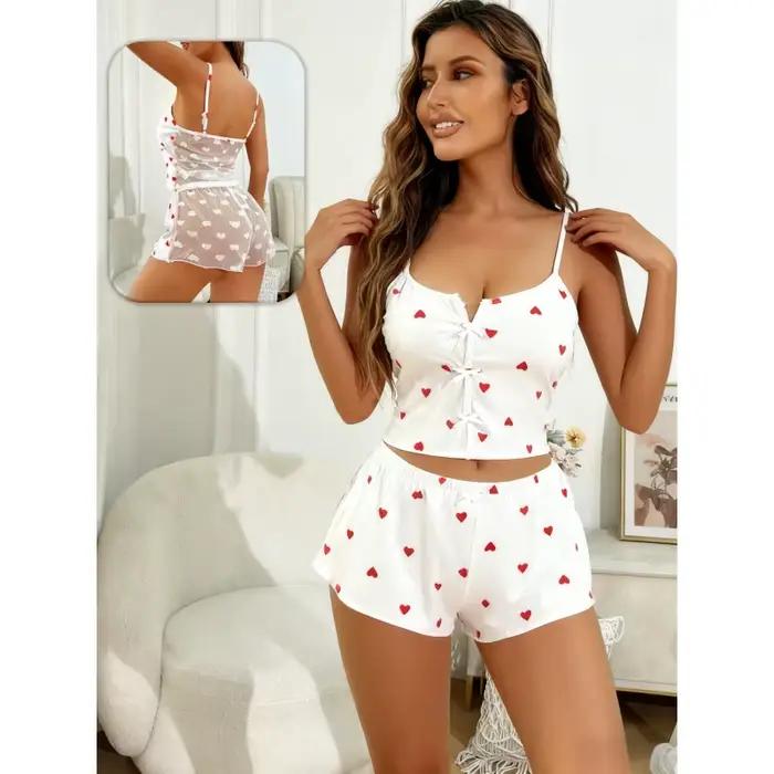 Ensemble pyjama 2 pièces pour femme
