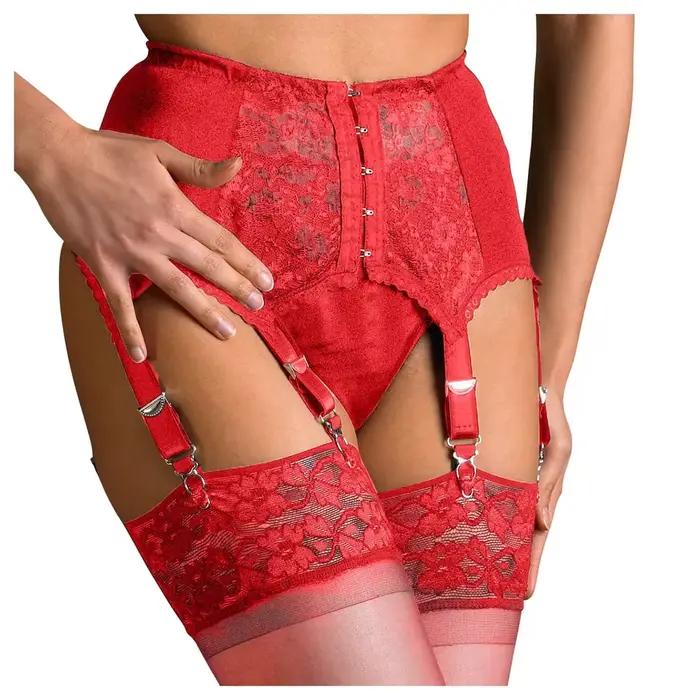 Jarretelles en dentelle transparente pour femmes