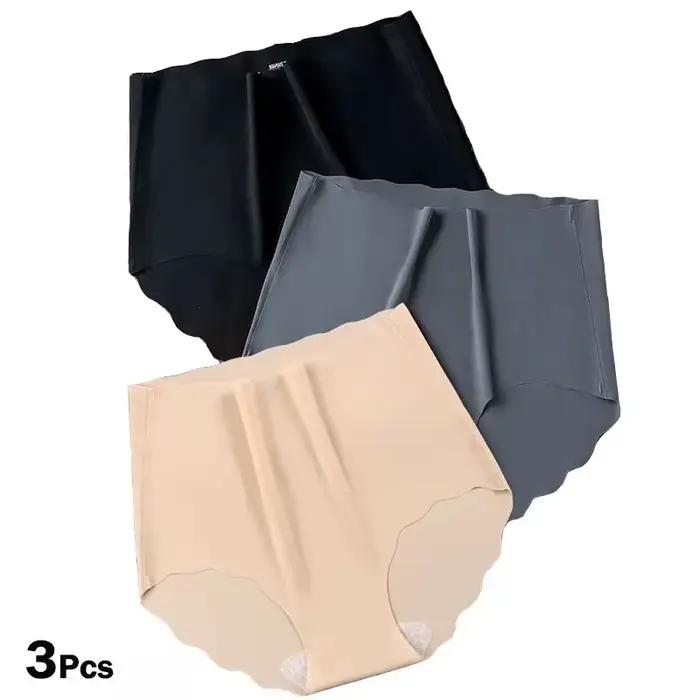 Lot de 3 culottes taille haute pour femmes