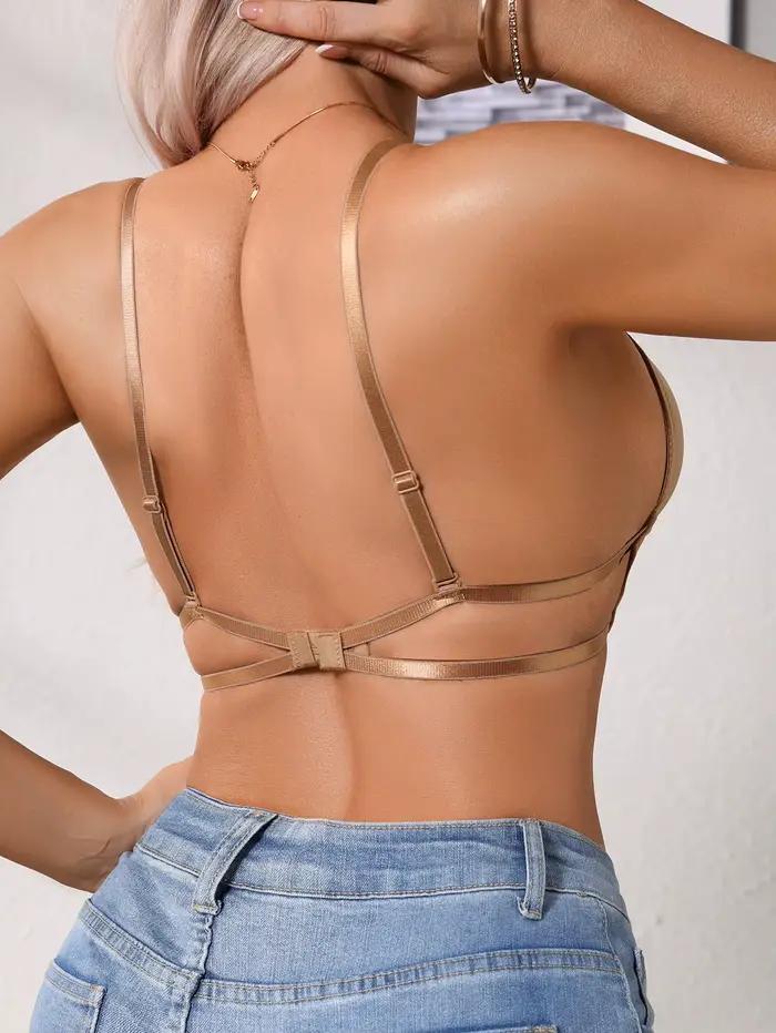 Soutien-gorge push-up élégant et sexy à décolleté profond pour femme