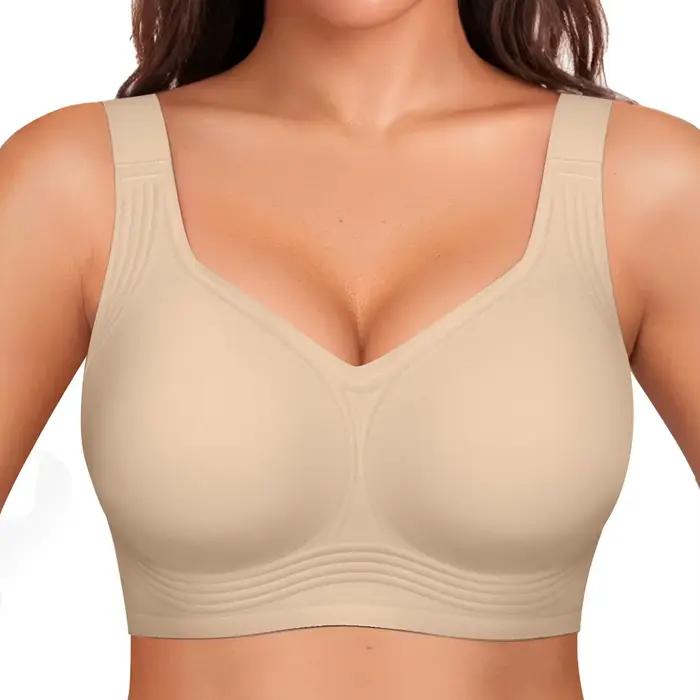 Soutien-gorge Grande Taille Ultra Doux et Sans Coutures - Couverture Complète
