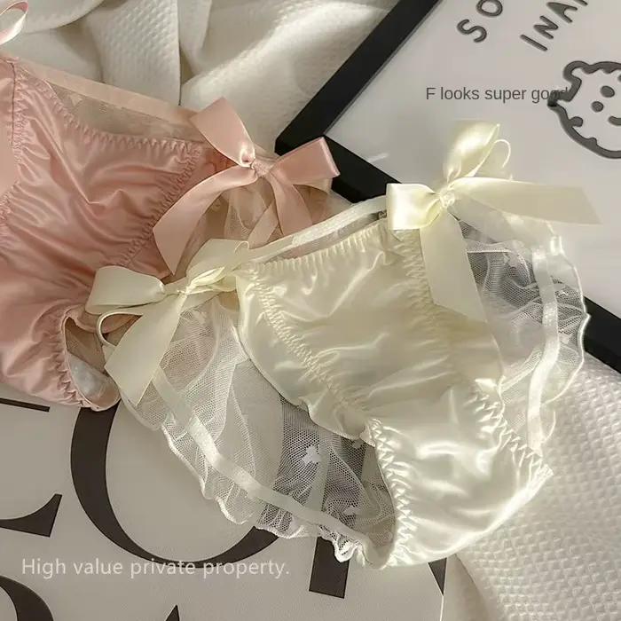 Culotte en dentelle à volants pour femmes