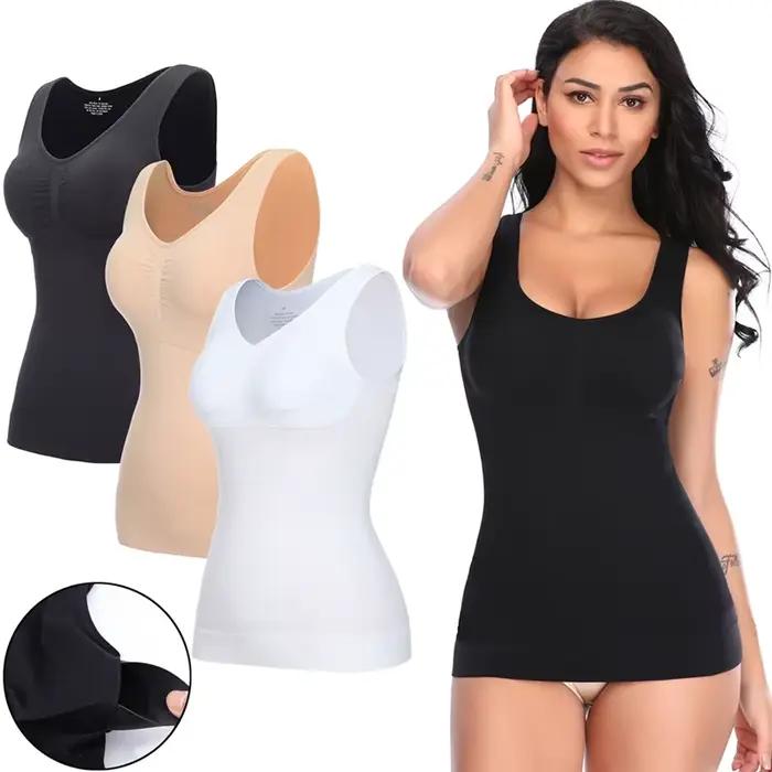 Débardeurs pour femmes avec soutien-gorge intégré
