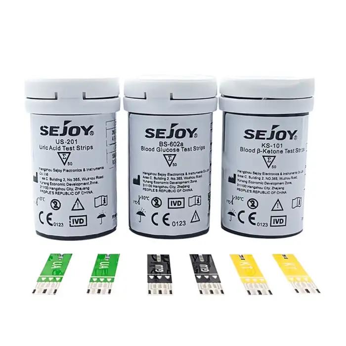 Compteur de test de glucose et de cétone, acide urique, remplacement de la bandelette de test, compteur non inclus