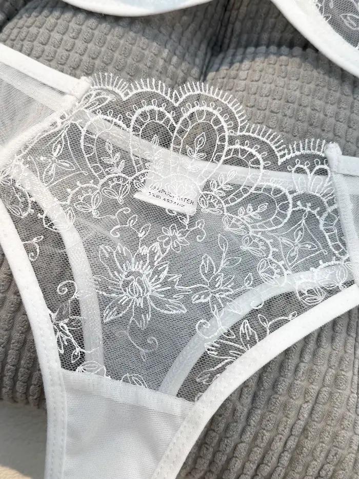 Ensemble de lingerie sexy blanche