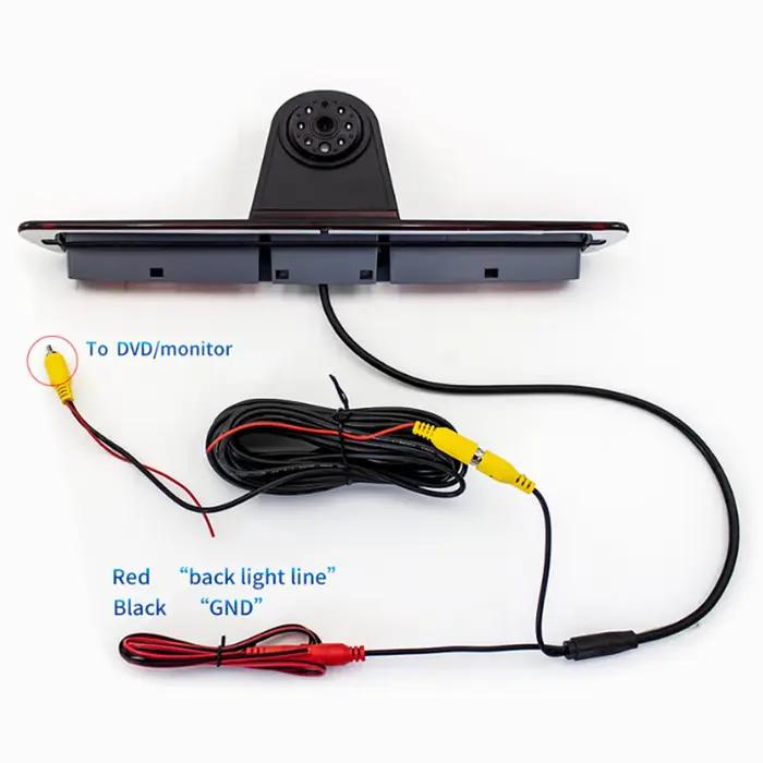Caméra de recul CCD pour voiture, feu stop LED IR, stationnement, vision nocturne, sauvegarde pour Mercedes Benz Sprinter VW Crafter