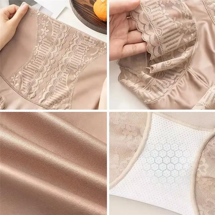 Short taille haute en dentelle pour femmes