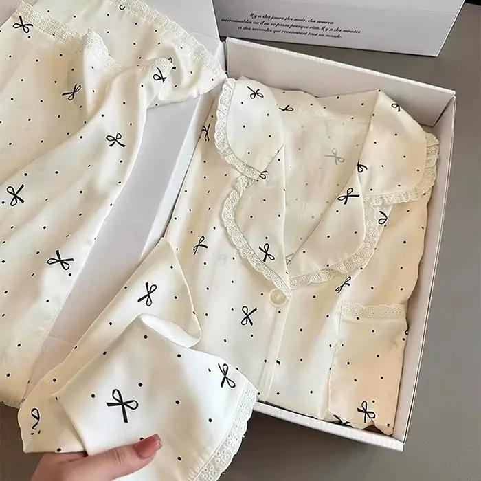 Pyjama pantalon à manches longues
