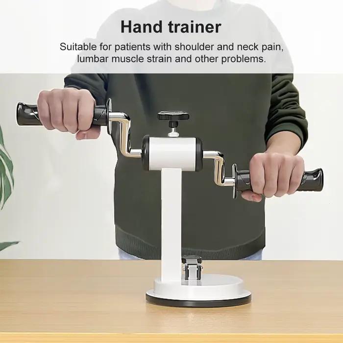 Vélo à bras pour l'exercice physique, équipement de fitness pour personnes âgées, exercice de bras, résistance réglable, rééducation des bras et des épaules