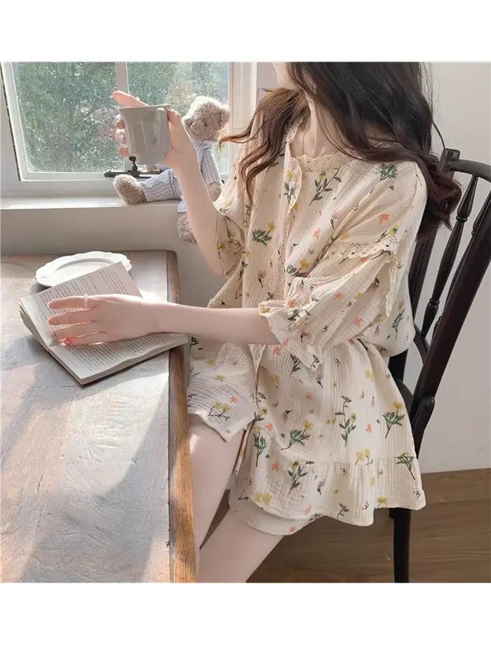 Nouvelle collection d'été : Pyjama pour femme à manches courtes