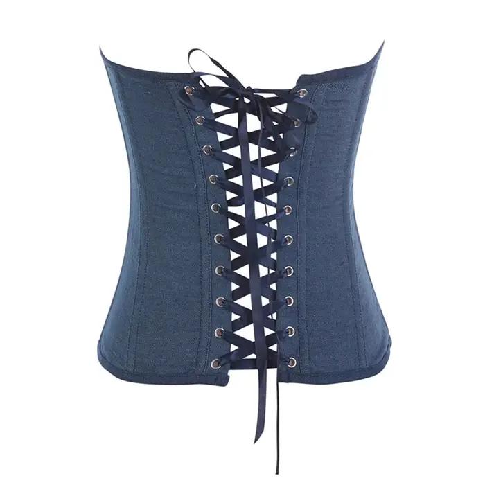 Caudatus-Corset sexy en denim