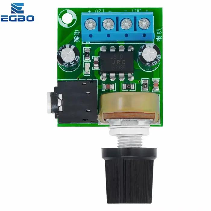 EGBO – carte amplificateur de puissance Audio LM386, DC 3V ~ 12V 5v, Mini Module AMP, volume réglable, nouvel arrivage, 1 pièce