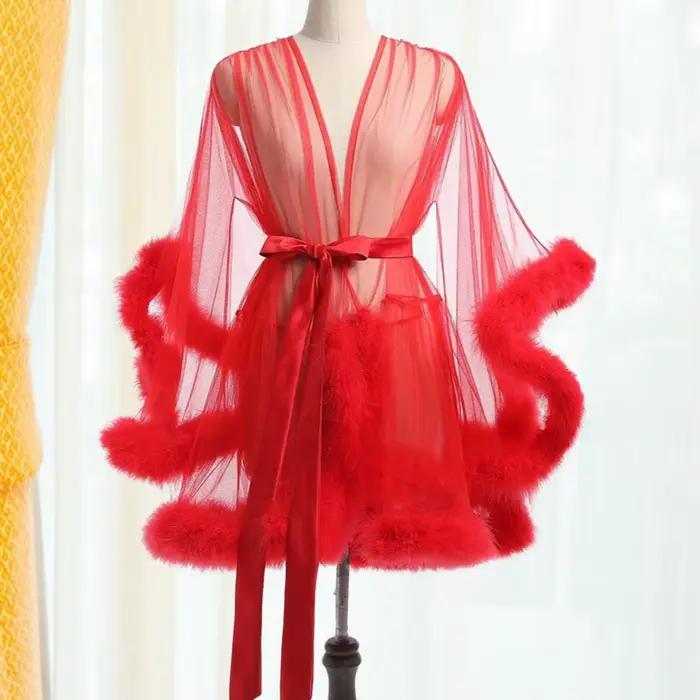 Robe sexy en velours côtelé pour femmes - SANWOOD - Style amincissant - Couleur unie - Taille ajustable - Occasions spéciales