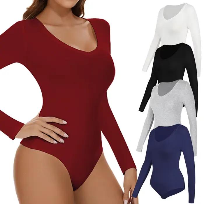 Body Sexy pour femmes, col en V