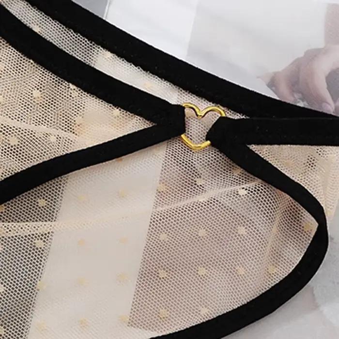 Culottes en maille à pois tendance