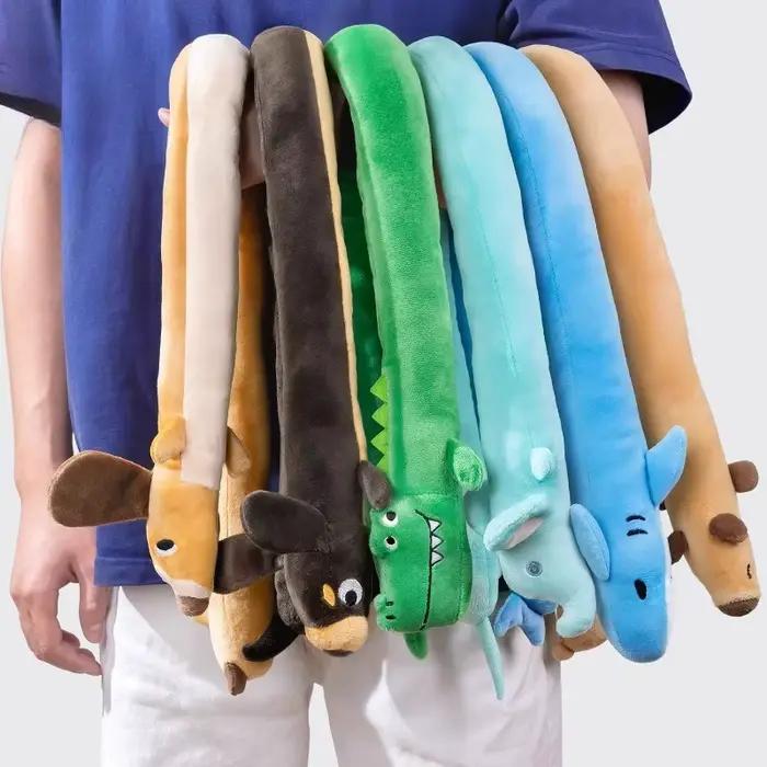 Jouet sonore pour chien Teckel, peluche interactive pour animaux de compagnie, anti-ennui et pour le nettoyage des dents