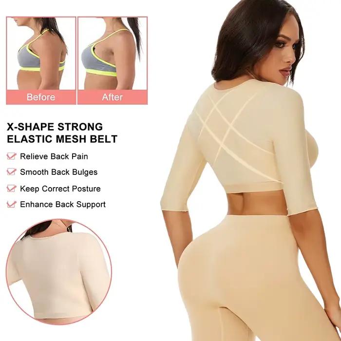 Shaper hauts pour femmes bras flabby Compression post-chirurgie fermeture avant soutien-gorge recadrée débardeur