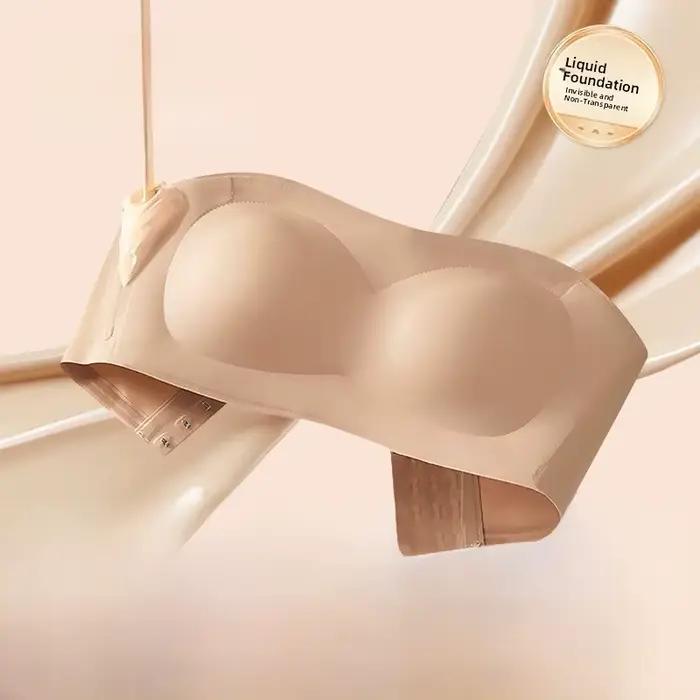 Soutien-gorge bandeau sans couture sans bretelles pour femme haute qualité en nylon confortable pour toutes occasions