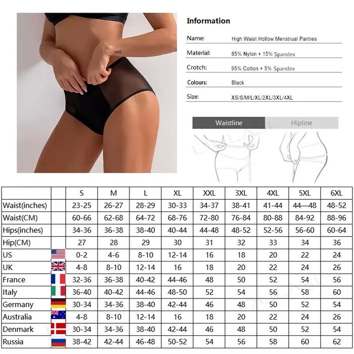 DULASI – Culotte Menstruelle Sexy avec 4 Couches