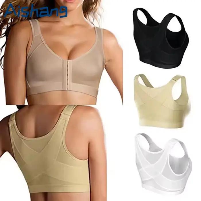 Soutien-gorge correcteur de posture à fermeture avant S-5XL pour femme