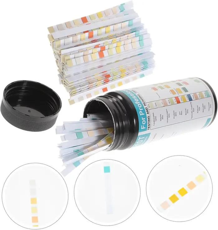 100 pièces bandelettes de Test de Routine d'urine bandelettes de Test de Ph Kit de Test bandelettes de Test de cétone médical bandelettes de Test de protéines bandes de Test de Ph