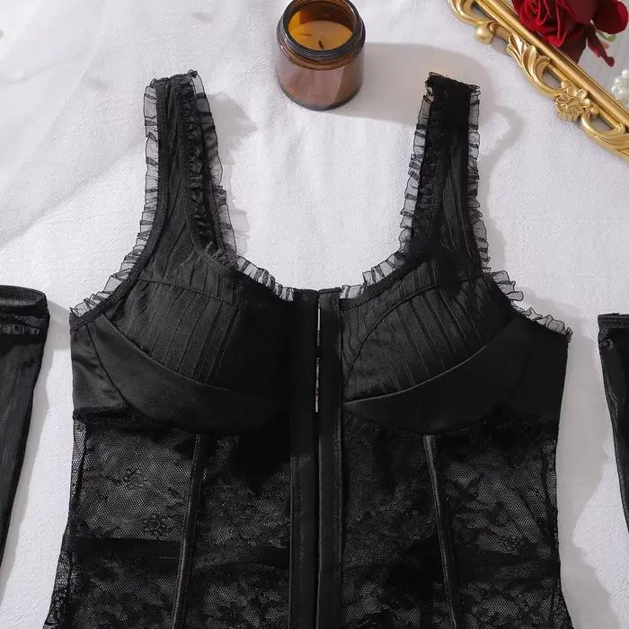 Ensembles de Lingerie Premium pour Femmes Ellolace : Soutien-gorge Tank Willowy