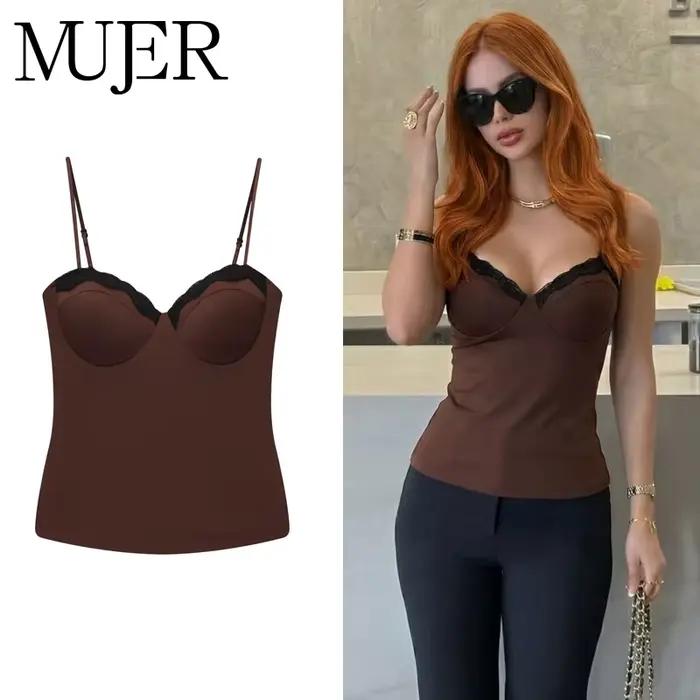 MUJER dentelle haut Corset femmes Sexy dos nu