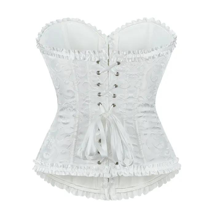 Corset de taille froncé européen et américain