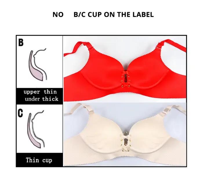 Femmes Push Up soutien-gorge Sexy sans fil Lingerie sans couture brassière intimes sous-vêtements femme profonde V nœud