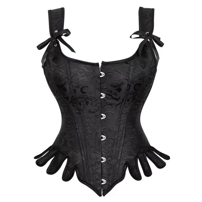 Corset Vintage avec Bretelles Initiées pour Femme