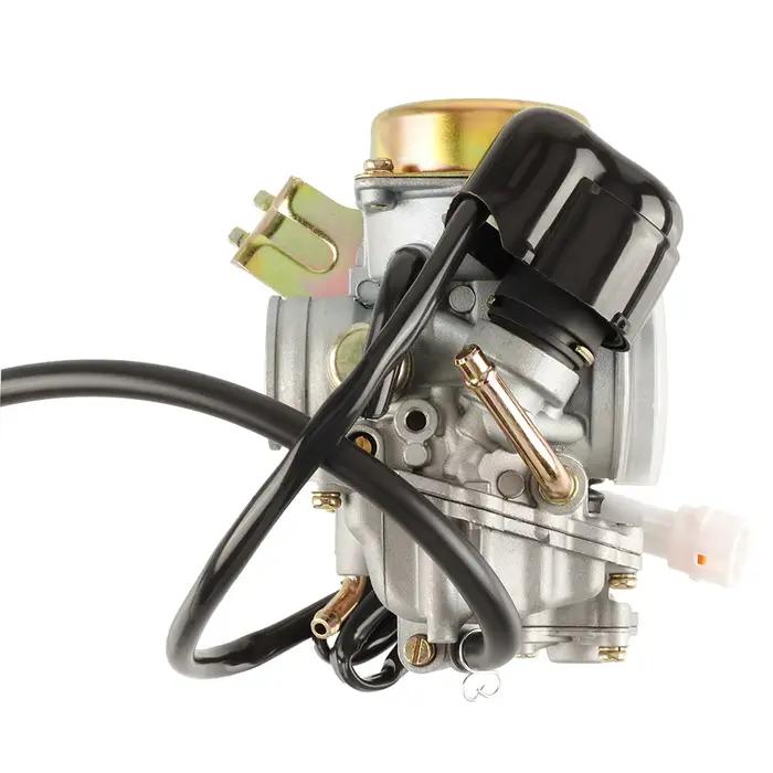 Accélérateur électrique de carburateur CVK24, 24.5mm, pour Keihin Yamaha RS100 GY6 100cc 125cc 150cc, Scooter 4 temps ATV Tricycles Dirt Carb
