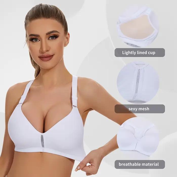 Sheroine-Soutien-gorge rembourré à faible impact pour femme