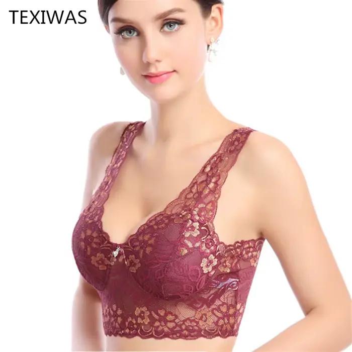 Teciwas – soutien-gorge Push Up en dentelle pour femmes, Lingerie Sexy