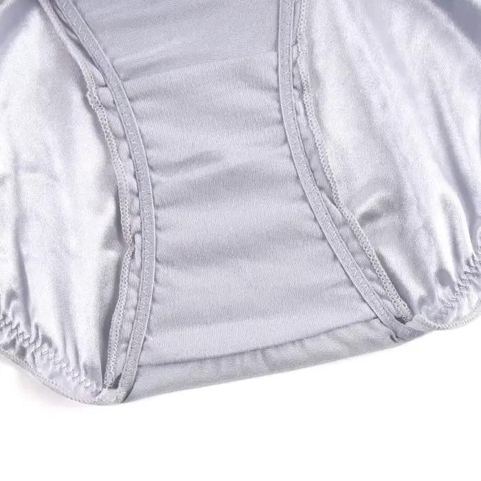 Culotte en satin taille basse pour femmes, super extensible, confortable et élégante lingerie sous-vêtements femme occasions spéciales