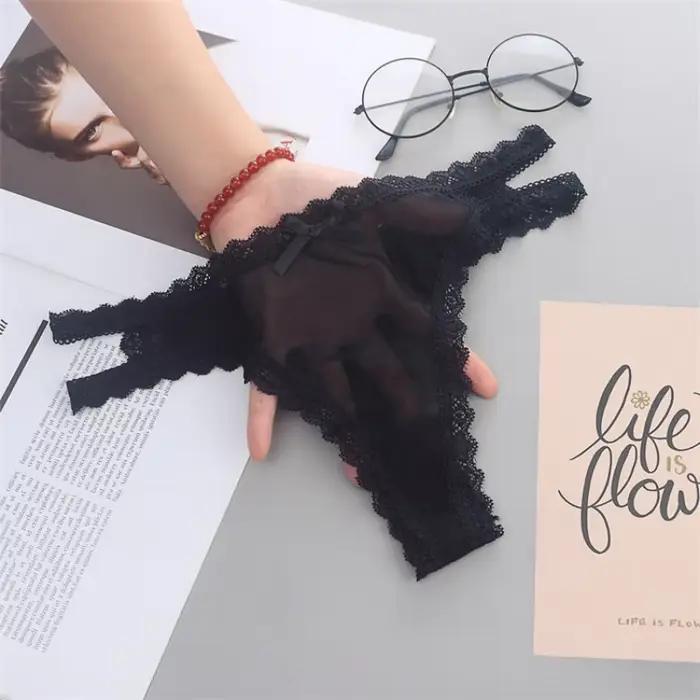 Culotte fine d'été Sexy ajourée en dentelle pour femmes