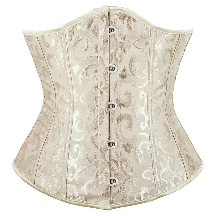 Corset Bustier Vintage Floral Push-up Frontal Closure Femme Occasions Spéciales Mode Gothique Jour Jour Usage