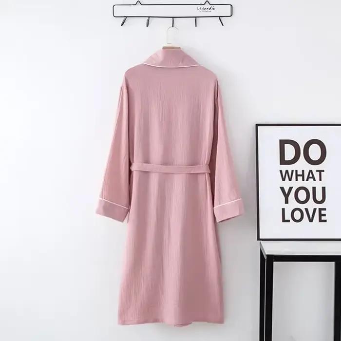 Chemise de nuit en coton pour couple