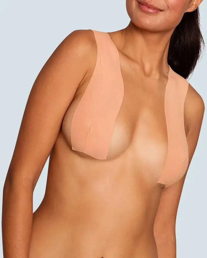 Ensemble de 2 rubans de soutien-gorge pour rehausser le sein