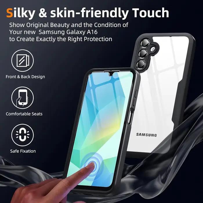 Étui de protection intégrale pour Samsung Galaxy A57 A37 A27 A17 5G A56 A36 A26 A16 5G A55 A35 A25 Housse de protection Funda Coque Capa