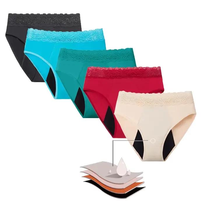 Culotte menstruelle en coton pour femme