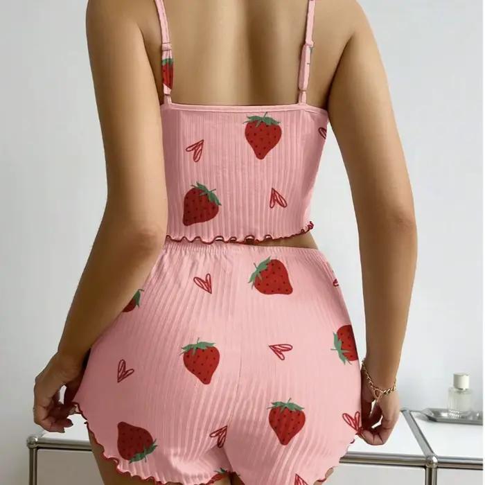 Ensemble de pyjama court pour femme