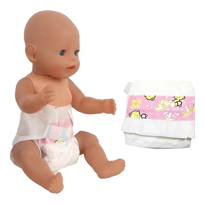 1/3/5 pièces bébé poupées couches pantalons porter pour 14-18 pouces bébé poupées et autres poupées similaires 43 cm bébé né poupée sous-vêtements poupée bavoirs
