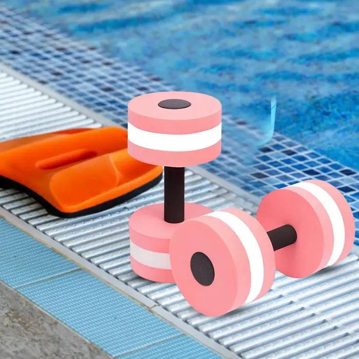 Haltères aquatiques flottants en mousse EVA, poids de natation multifonctionnels, équipement d'exercice aquatique, équipement de fitness confortable