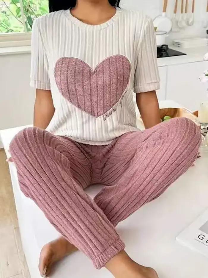 Ensemble pyjama deux pièces pour femmes