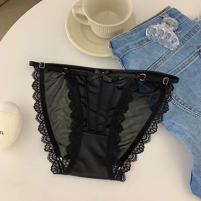 Culotte rétro en Satin de soie glacée pour femmes
