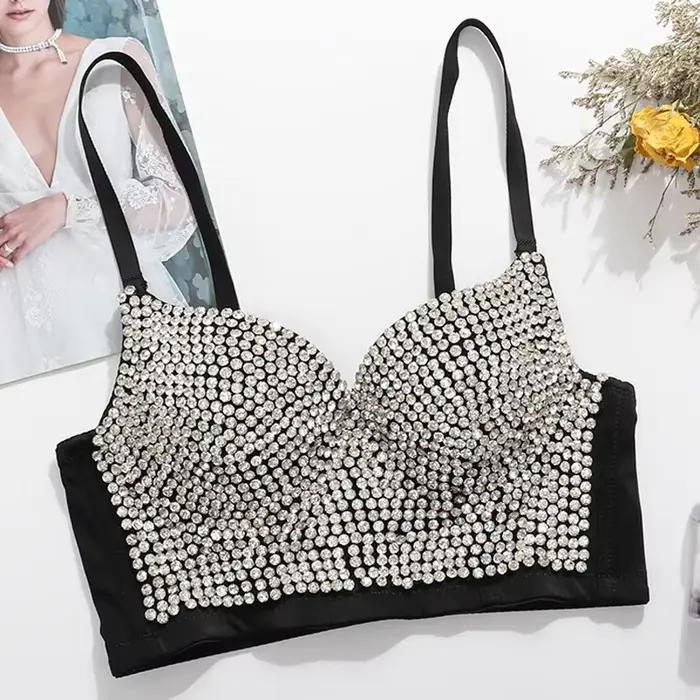 Bustier Steampunk avec Strass pour Femme