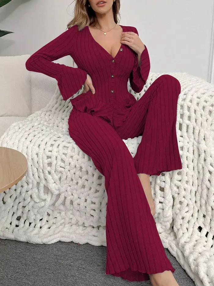 Ensemble pyjama deux pièces pour femmes