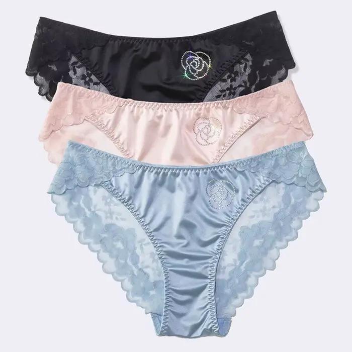 Culotte Sexy en Dentelle de Style Français pour Femme