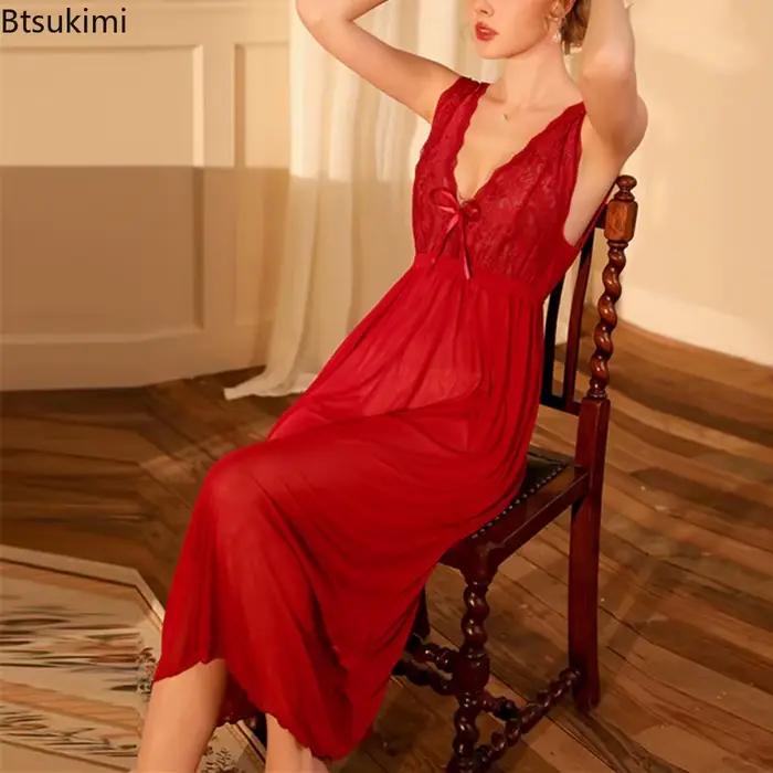 Robe de nuit longue de mariage pour femmes